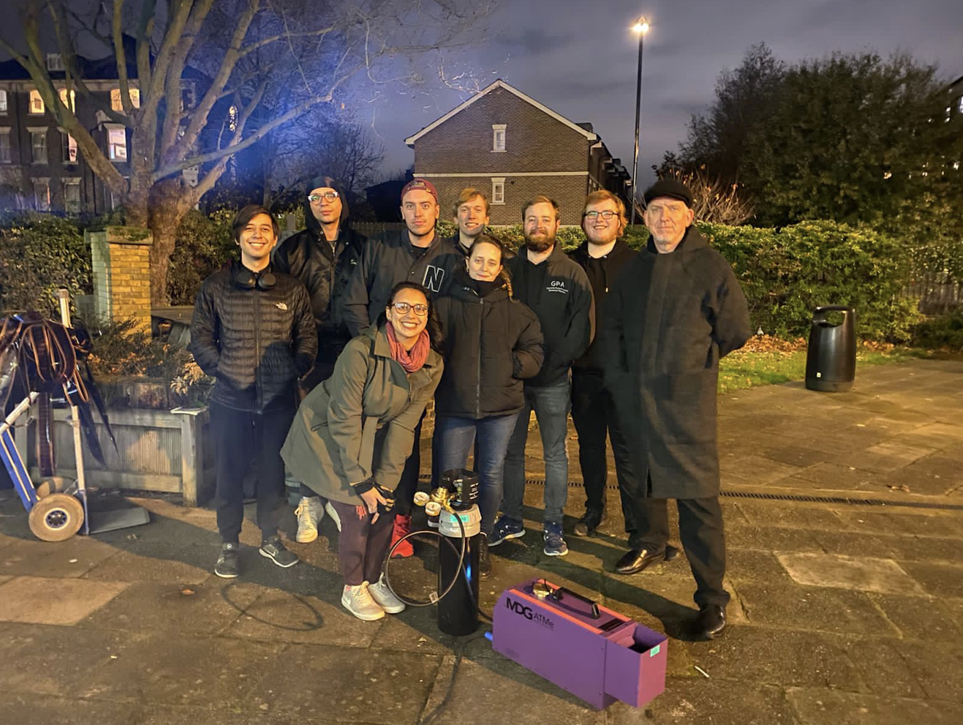 Image for MA Light in Performance students work with visual designer Willie Williams at our Lewisham College