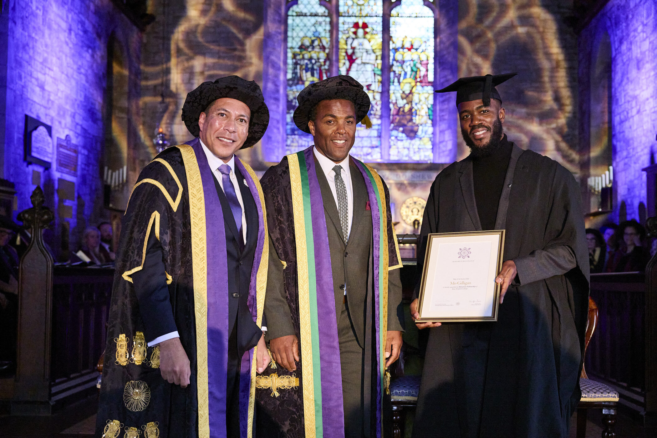 Image for Ray Fearon installed as President and Mo Gilligan awarded Honorary Fellowship