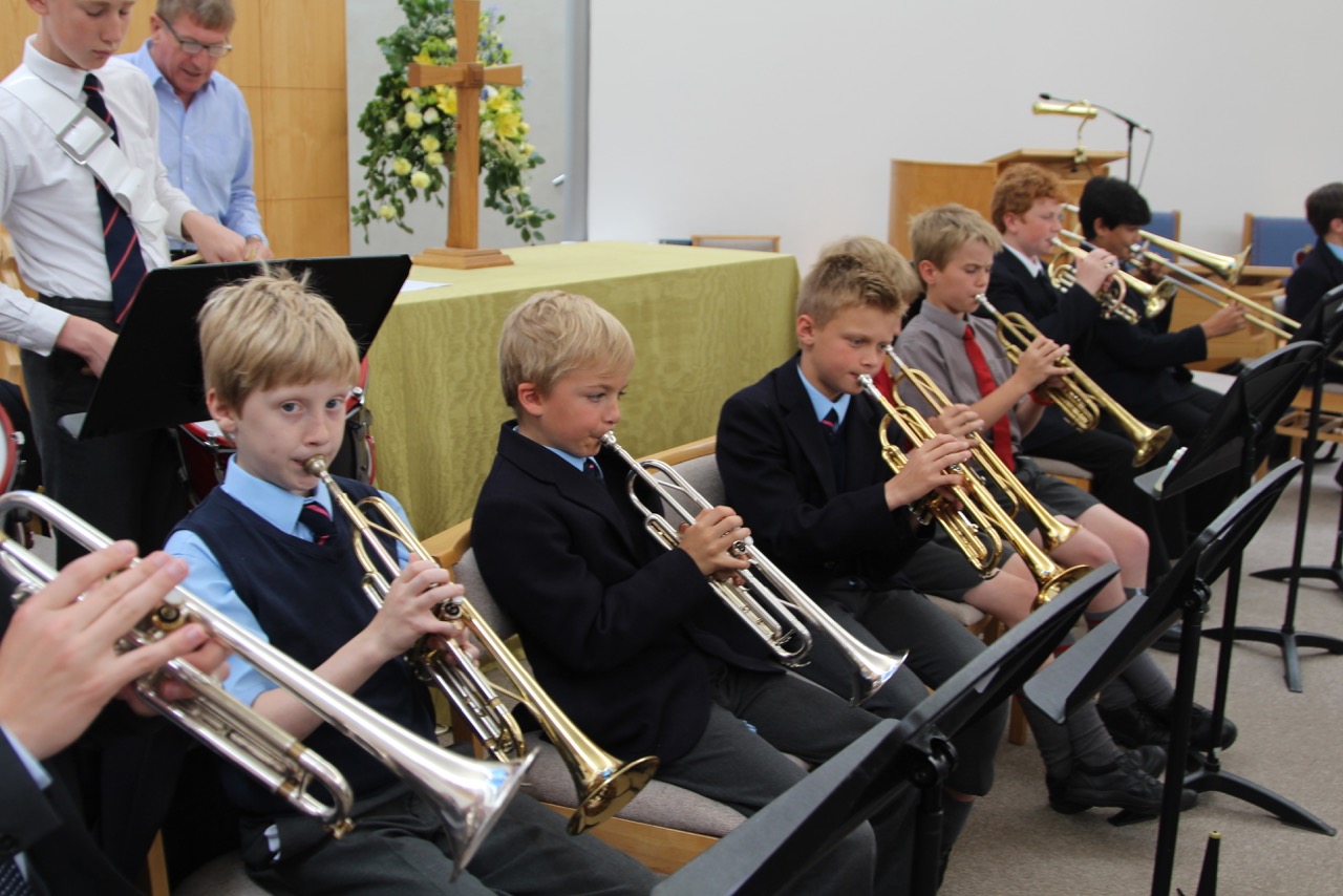 Elstree boys at Pangbourne College Orchestral Fun Day - Elstree School